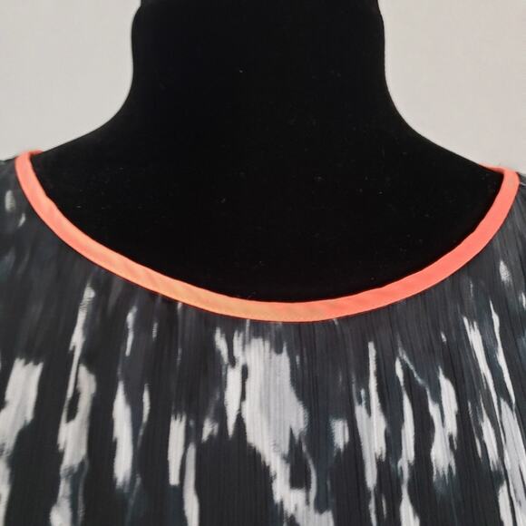 Express Semi Sheer Cold Shoulder Top Medium Y2K Whimsigoth Goth Witchy Dark M - Picture 7 of 12